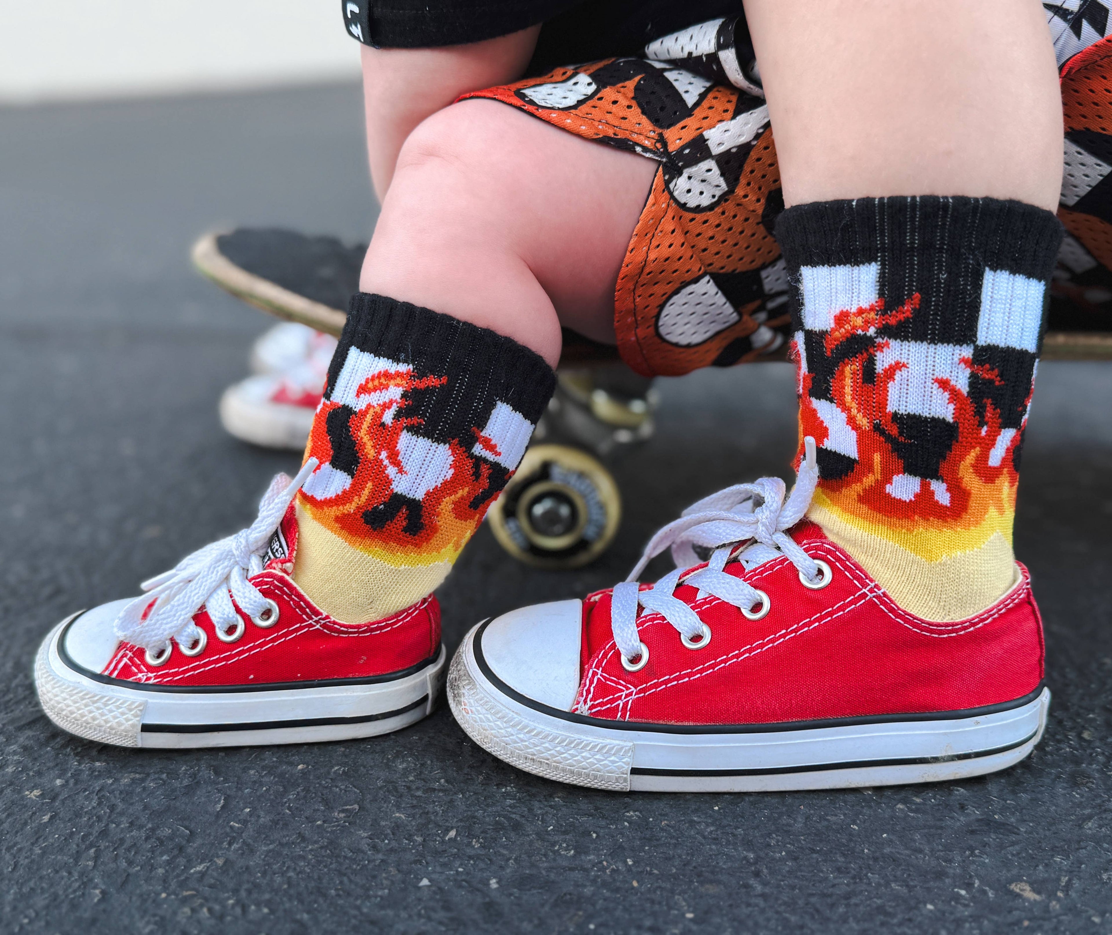 Kickin It Up Blaze Socks
