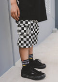 Little Trouble Classic Checkered Cargo Shorts