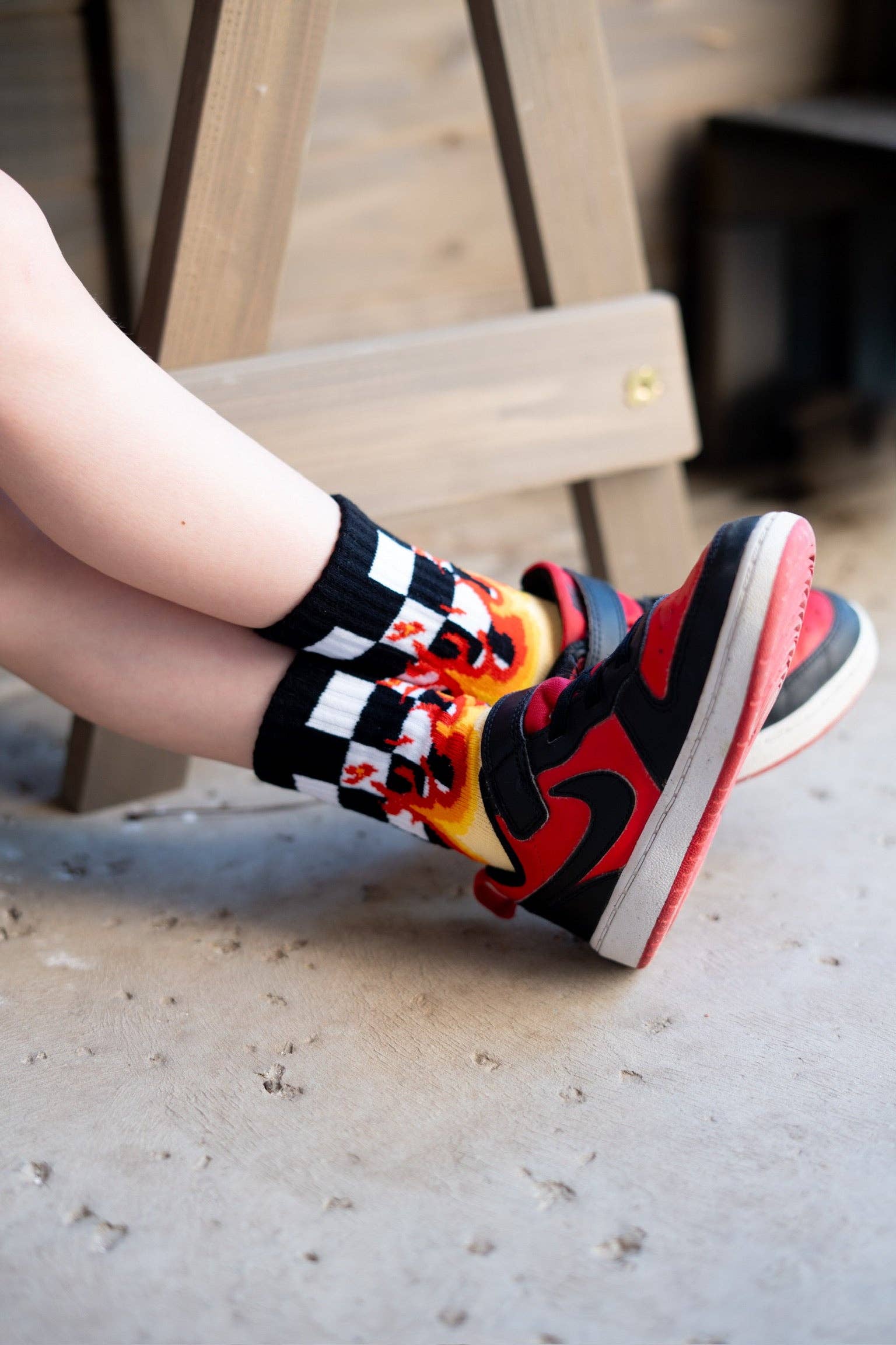 Kickin It Up Blaze Socks