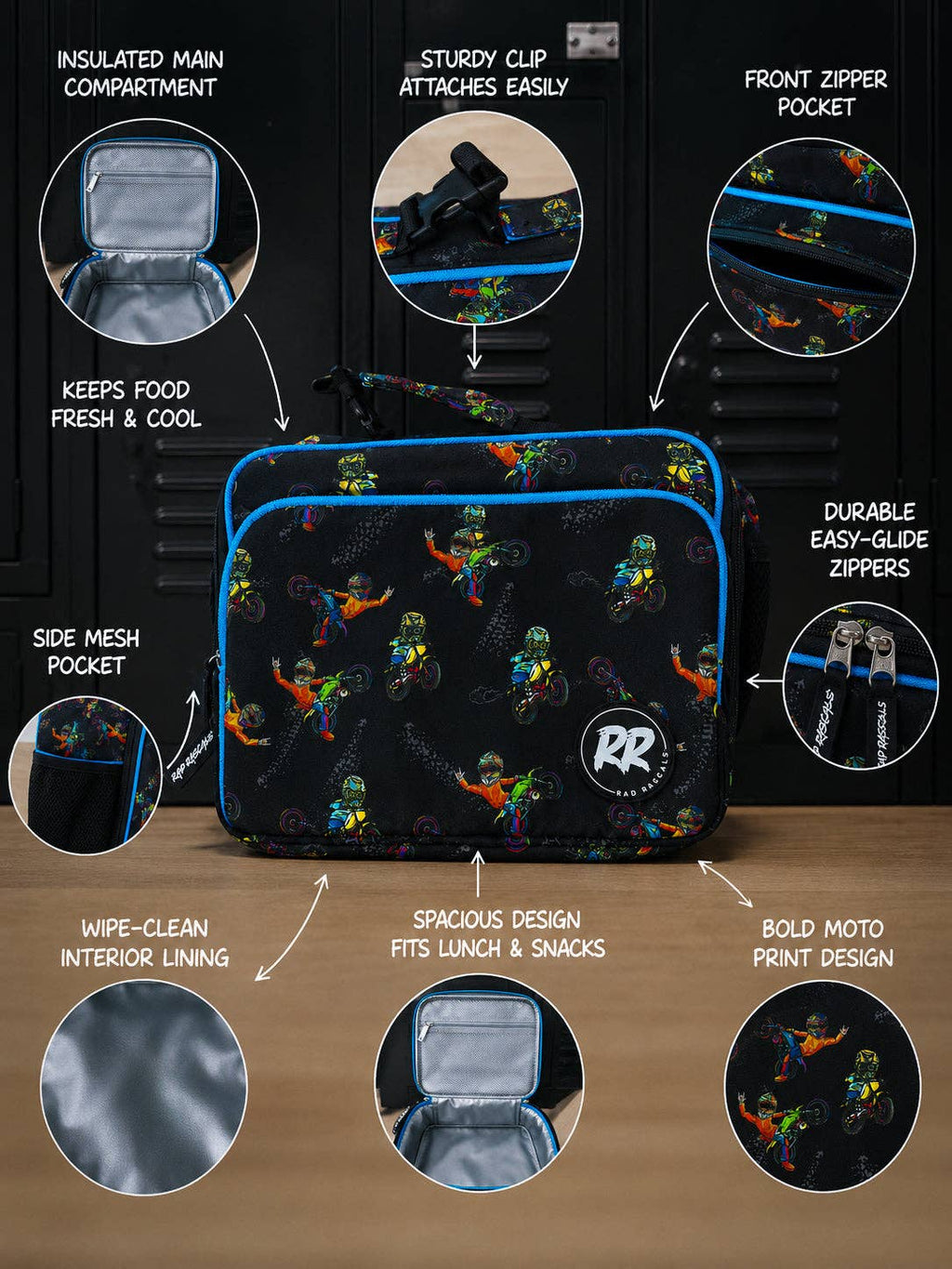 Rad Rascals Full-Time Fun Haver Lunch Bag
