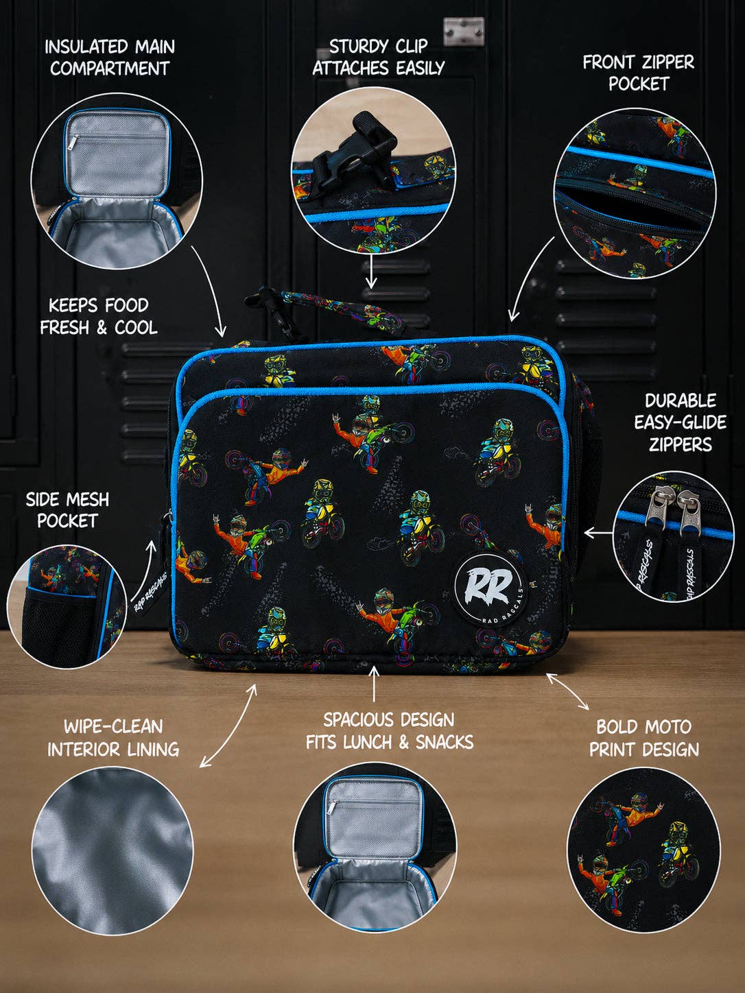 Rad Rascals Full-Time Fun Haver Lunch Bag