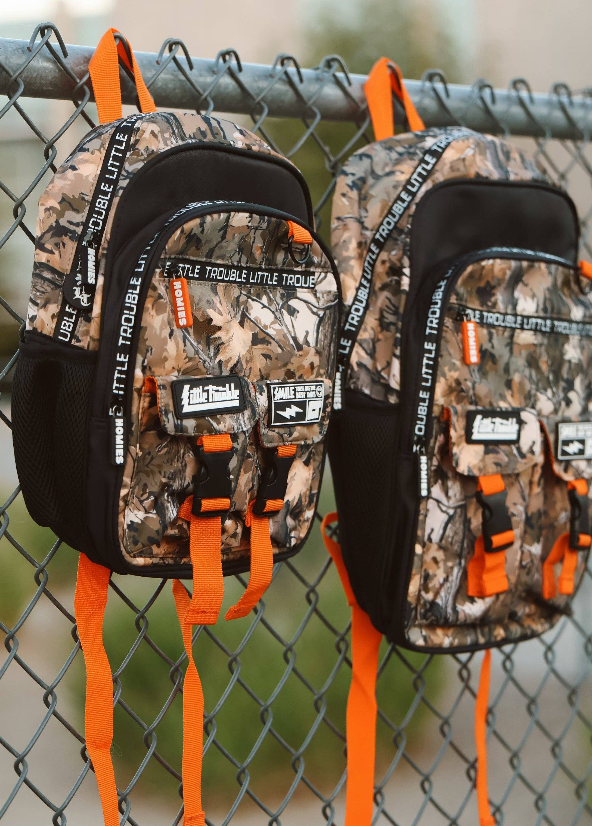 Little Trouble Brush Camo Backpack