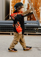 Little Trouble WCC Red Flame Hoodie