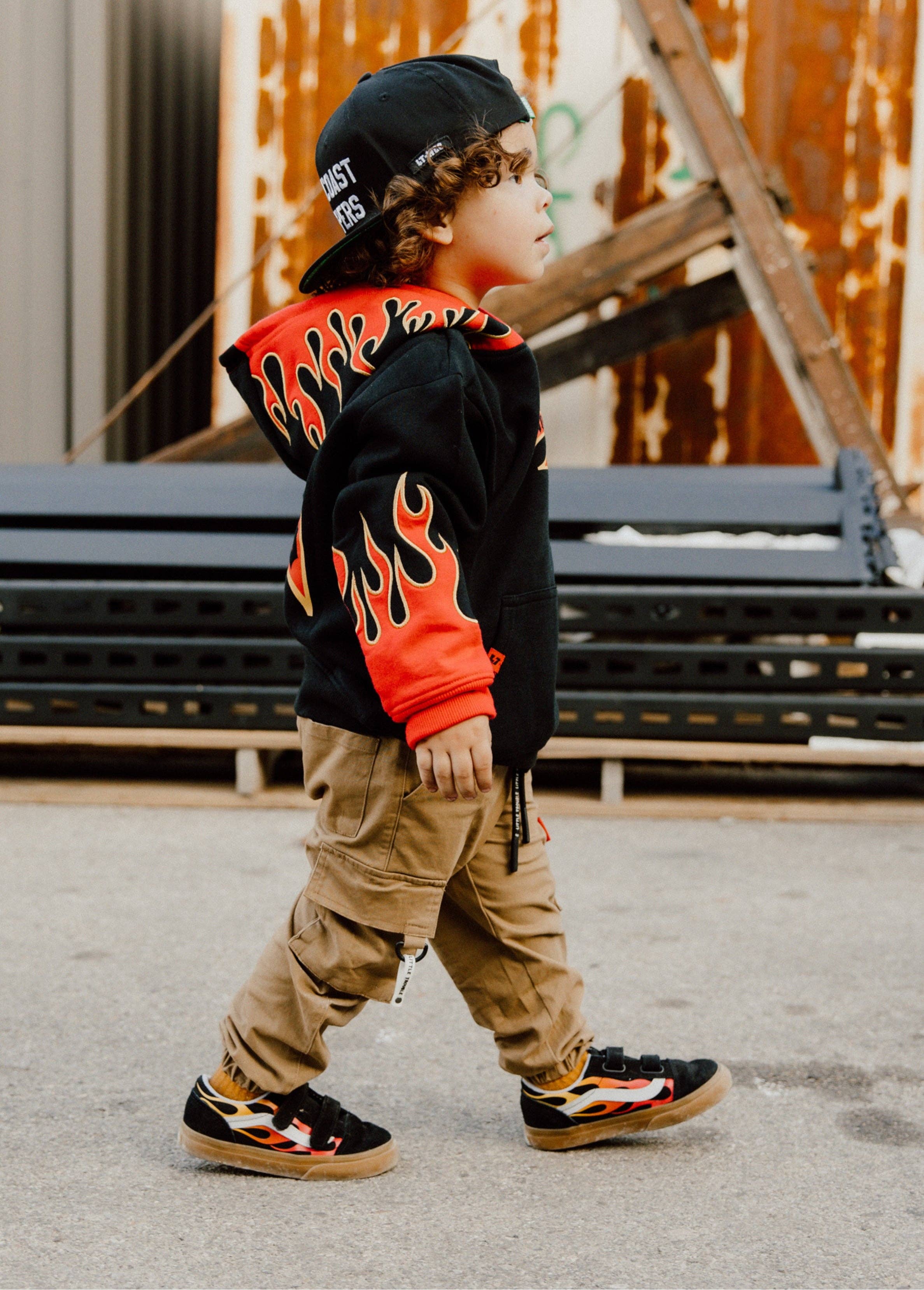 Little Trouble WCC Red Flame Hoodie