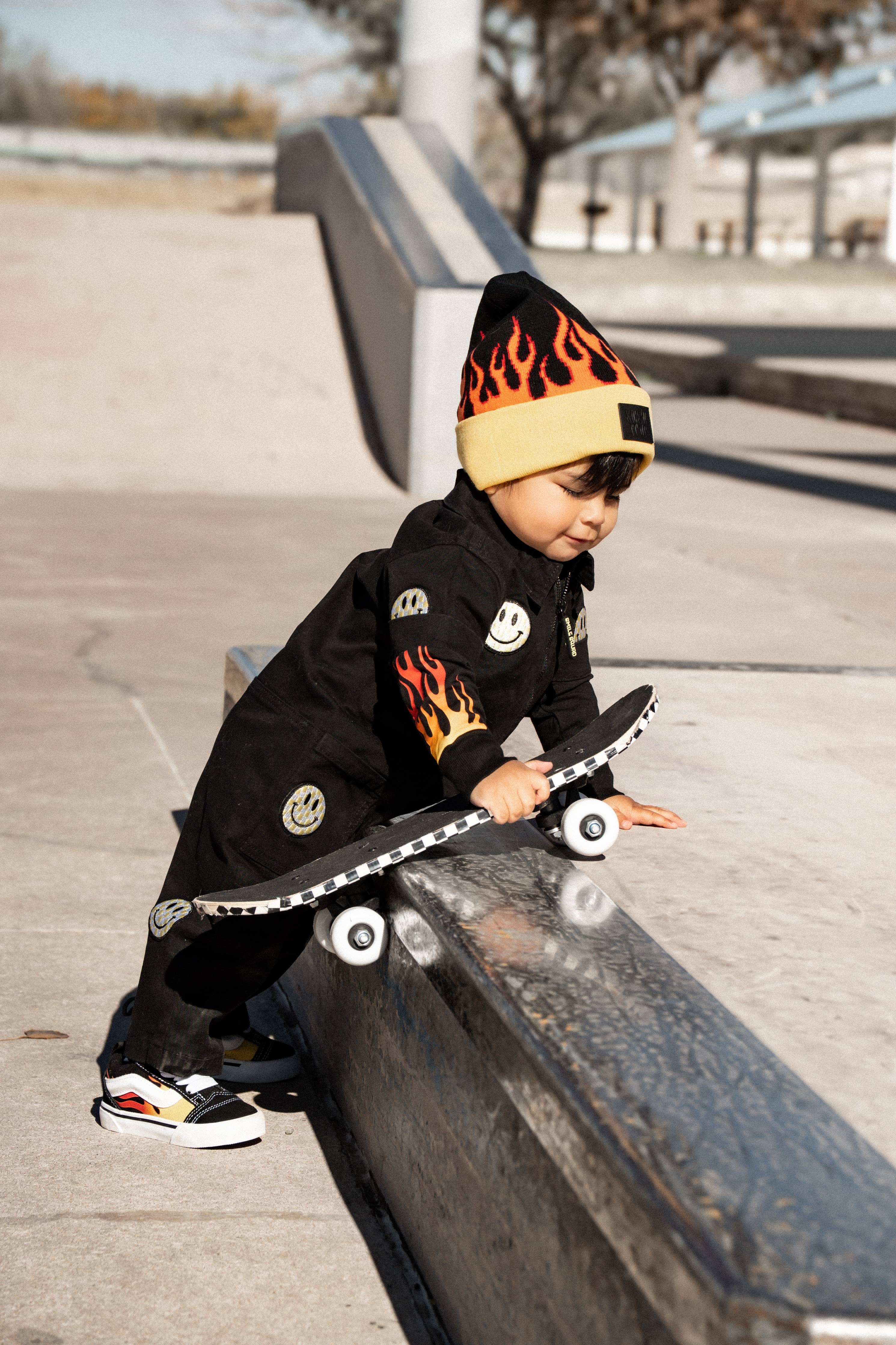 Kickin It Up Flame Beanie