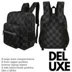 Strictly Wild Stealth Checker Backpacks