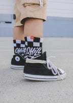Little Trouble Chill Crew Socks Black