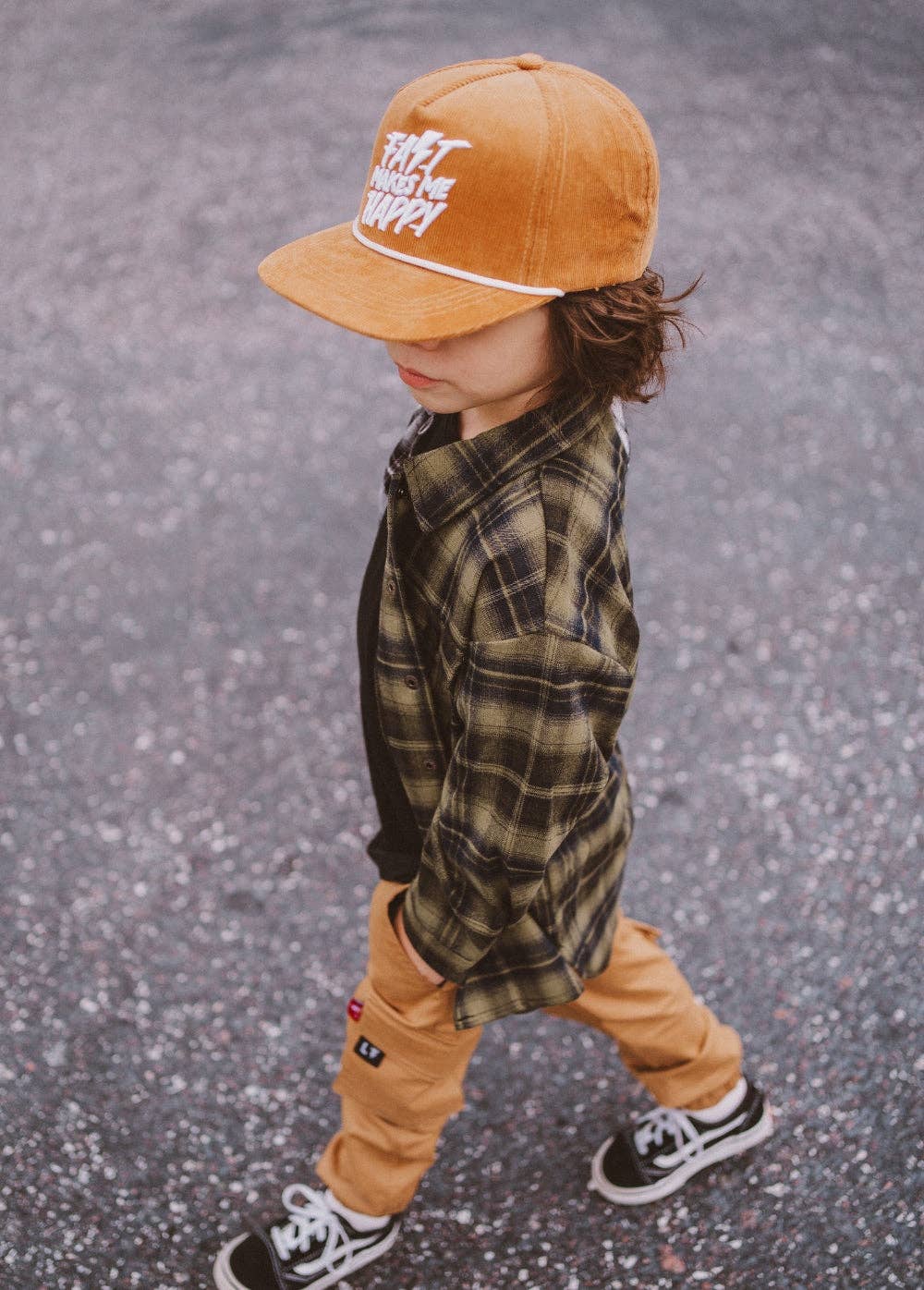 Little Trouble Khaki Cargos