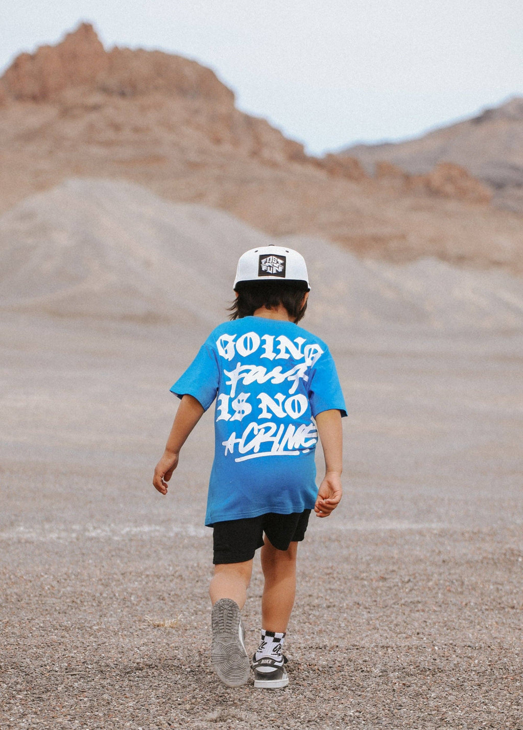 Little Trouble Going Fast Blue T-Shirt