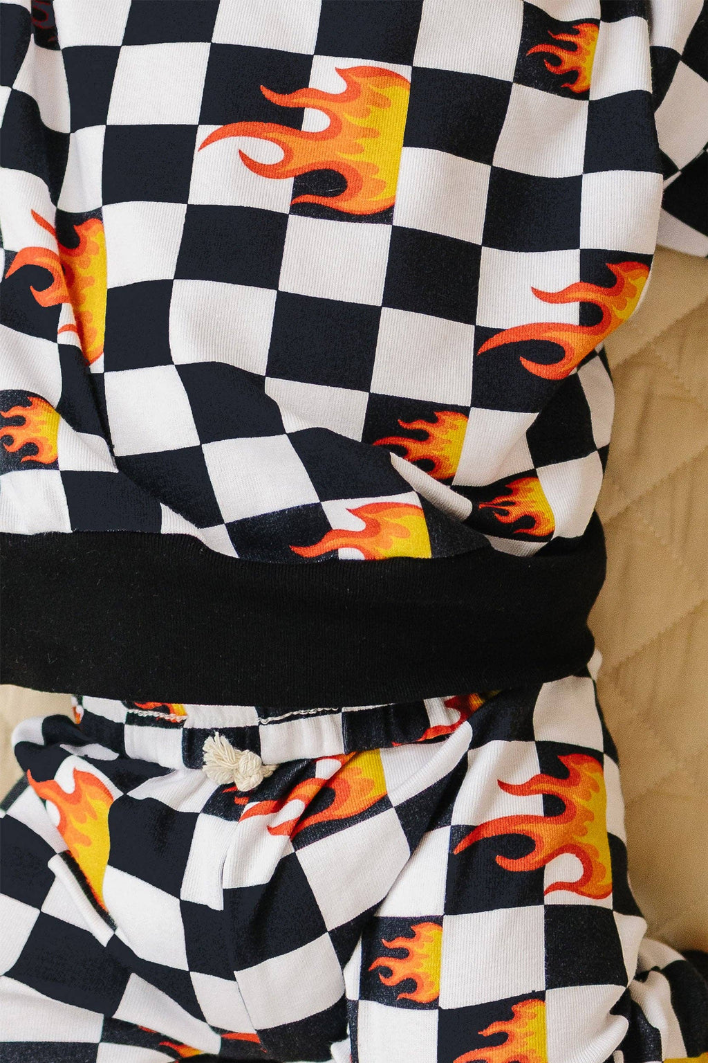 Lucky Panda Kids Jogger Set | Checker Blaze