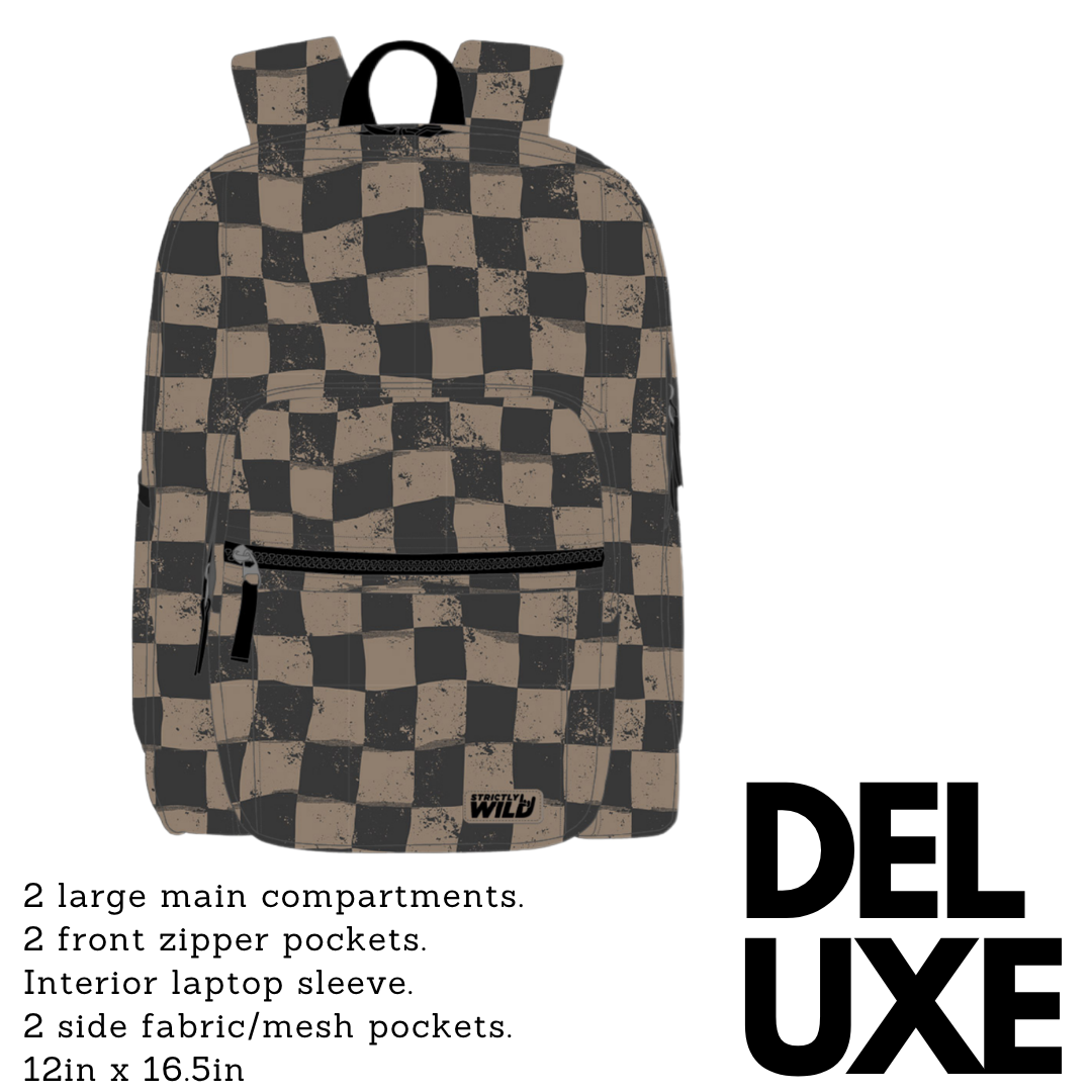 Grunge Grid Backpacks