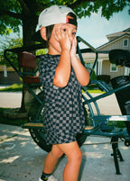 Grey Checkered Summer Set
