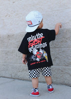 Little Trouble Everyday Classic Checker Cargo Shorts