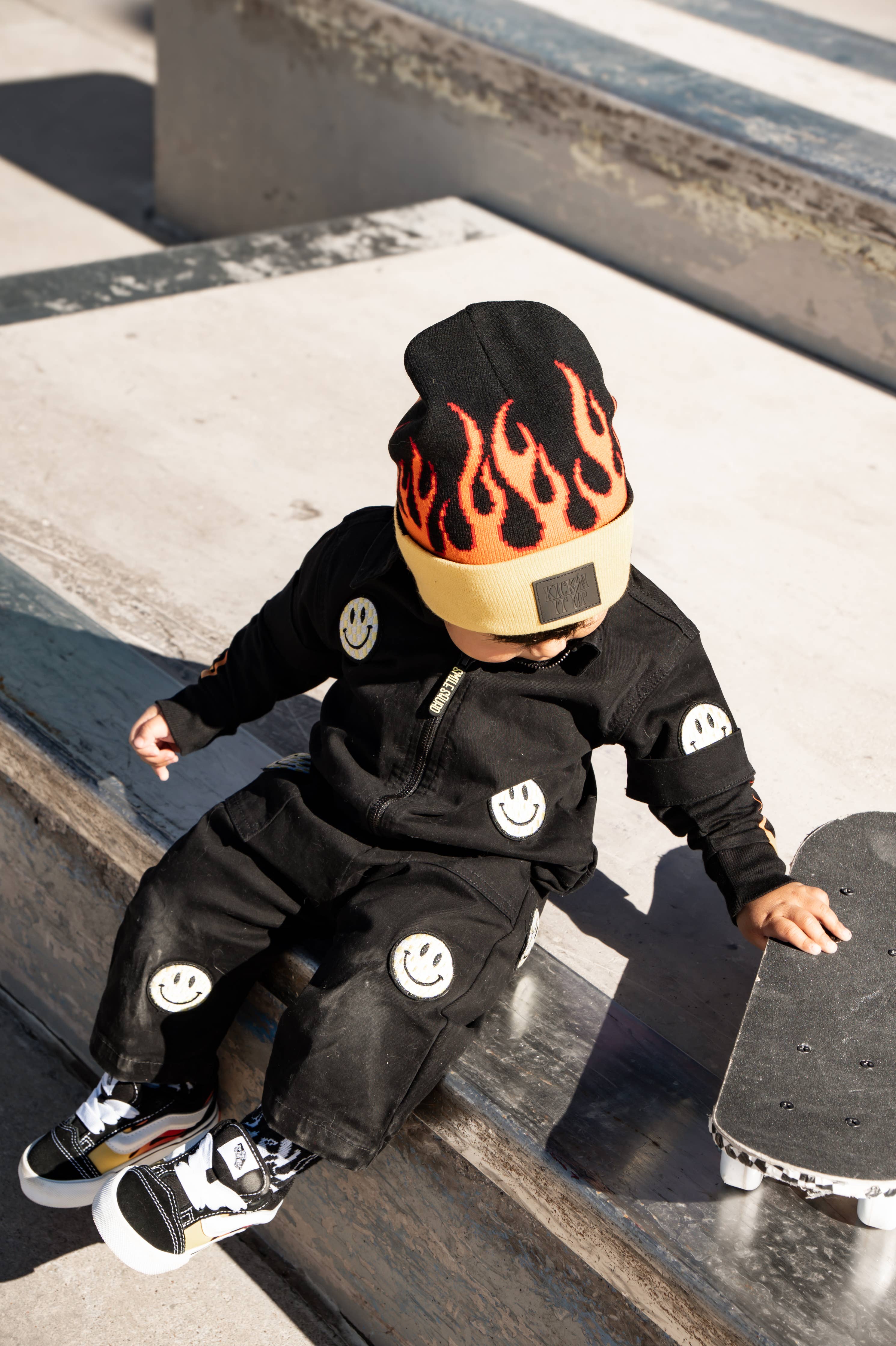 Kickin It Up Flame Beanie