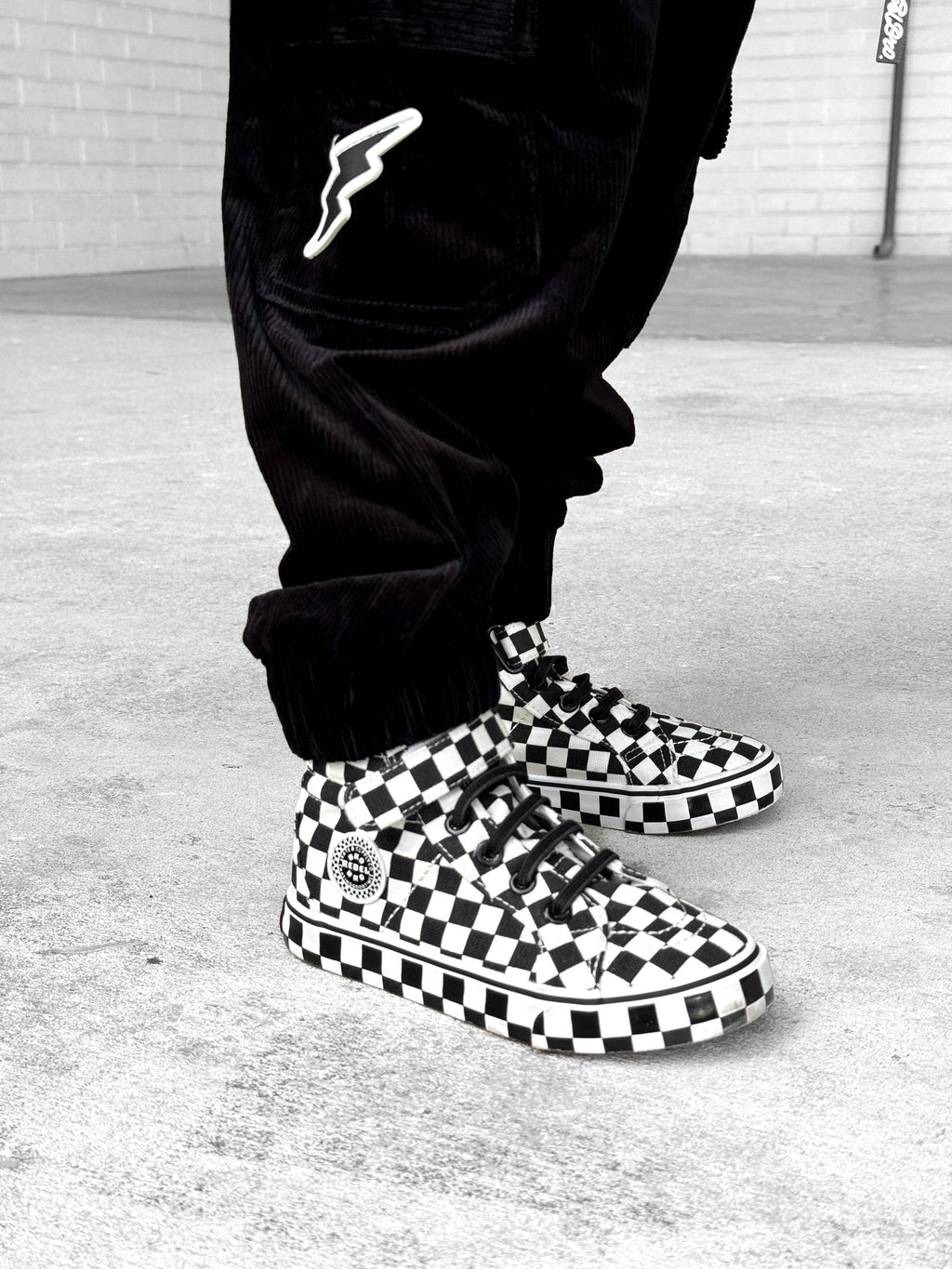 Rebel Bro SK8TR Hi-Top in Venice (Checkered)