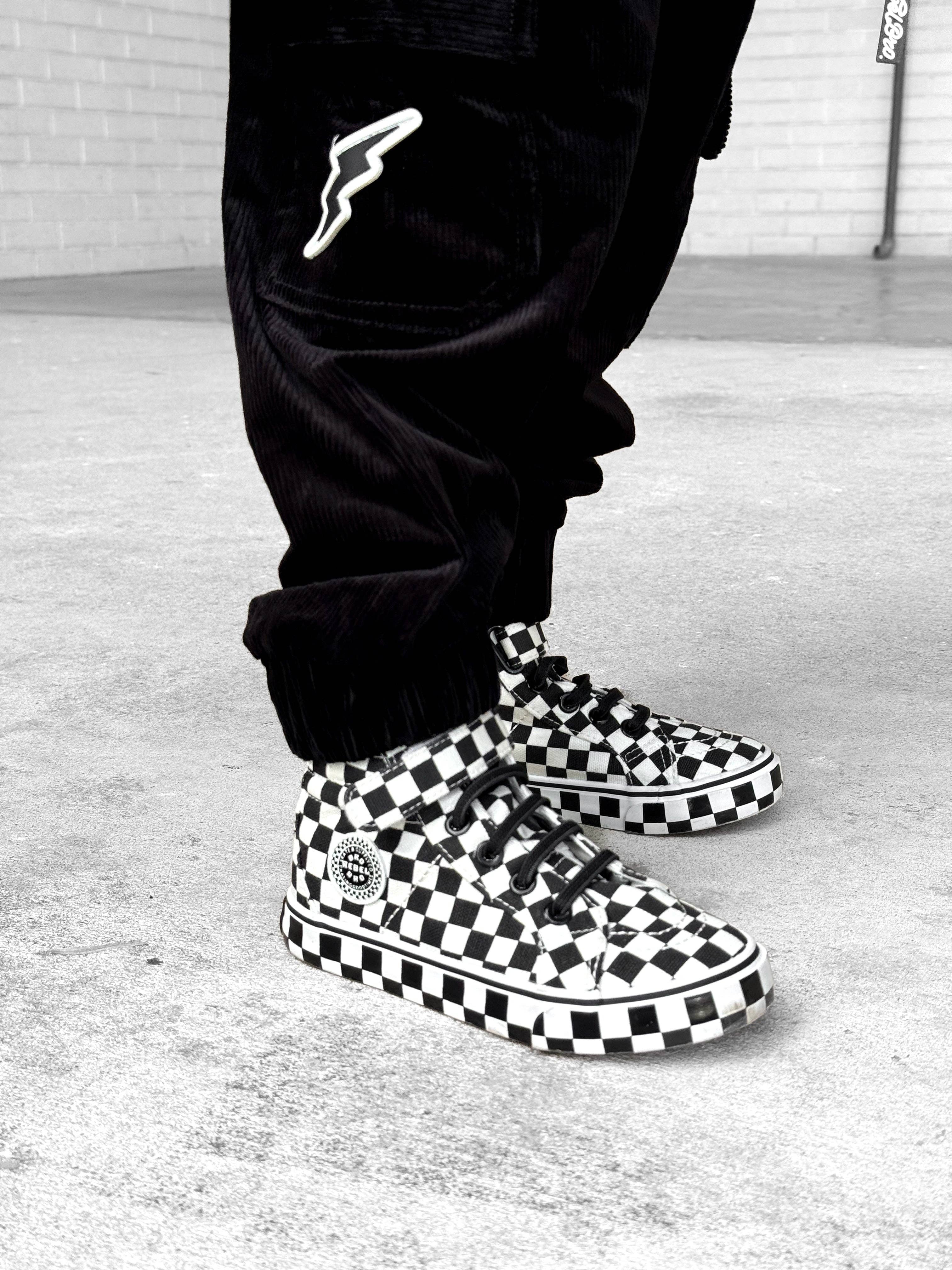 Rebel Bro SK8TR Hi-Top in Venice (Checkered)
