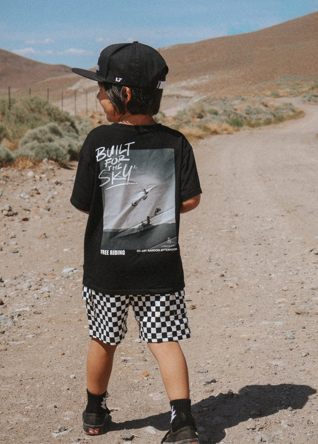 Little Trouble Everyday Classic Checker Cargo Shorts