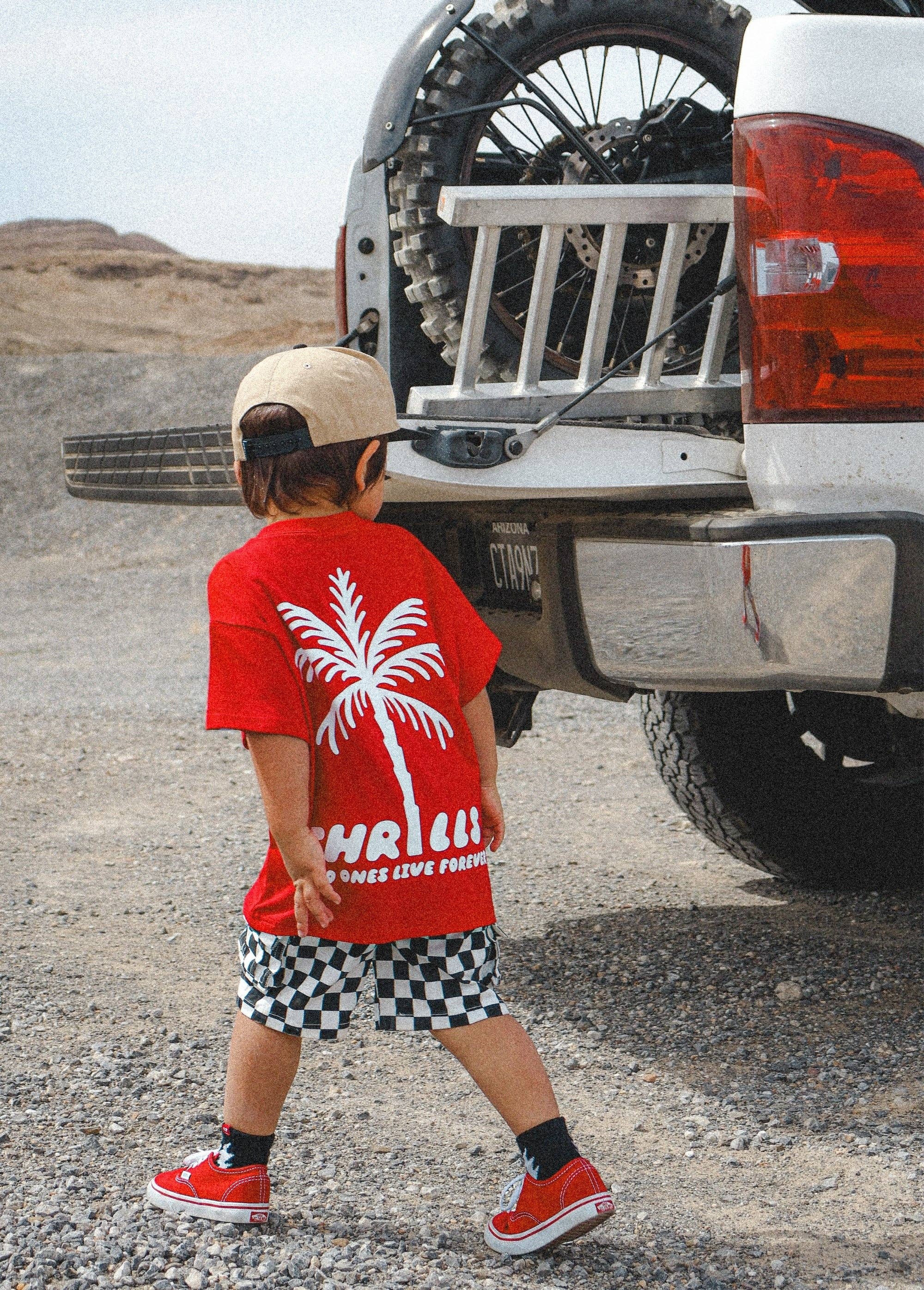 Little Trouble Thrills T-Shirt Red