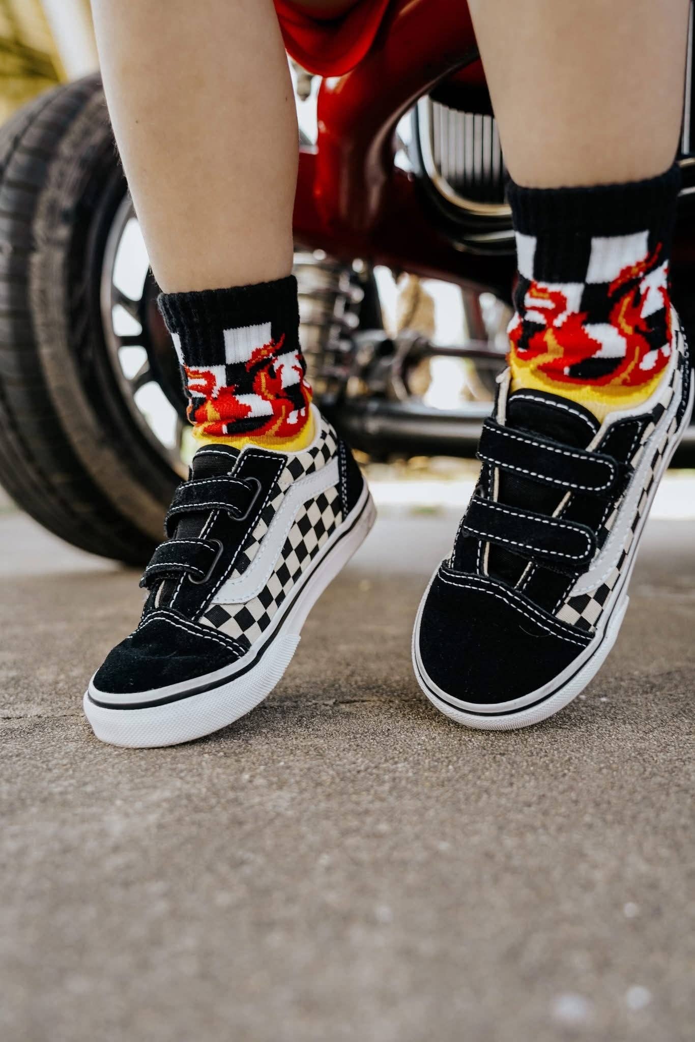 Kickin It Up Blaze Socks