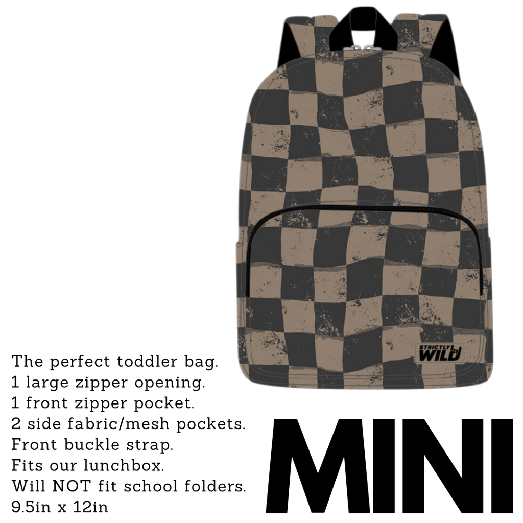 Grunge Grid Backpacks
