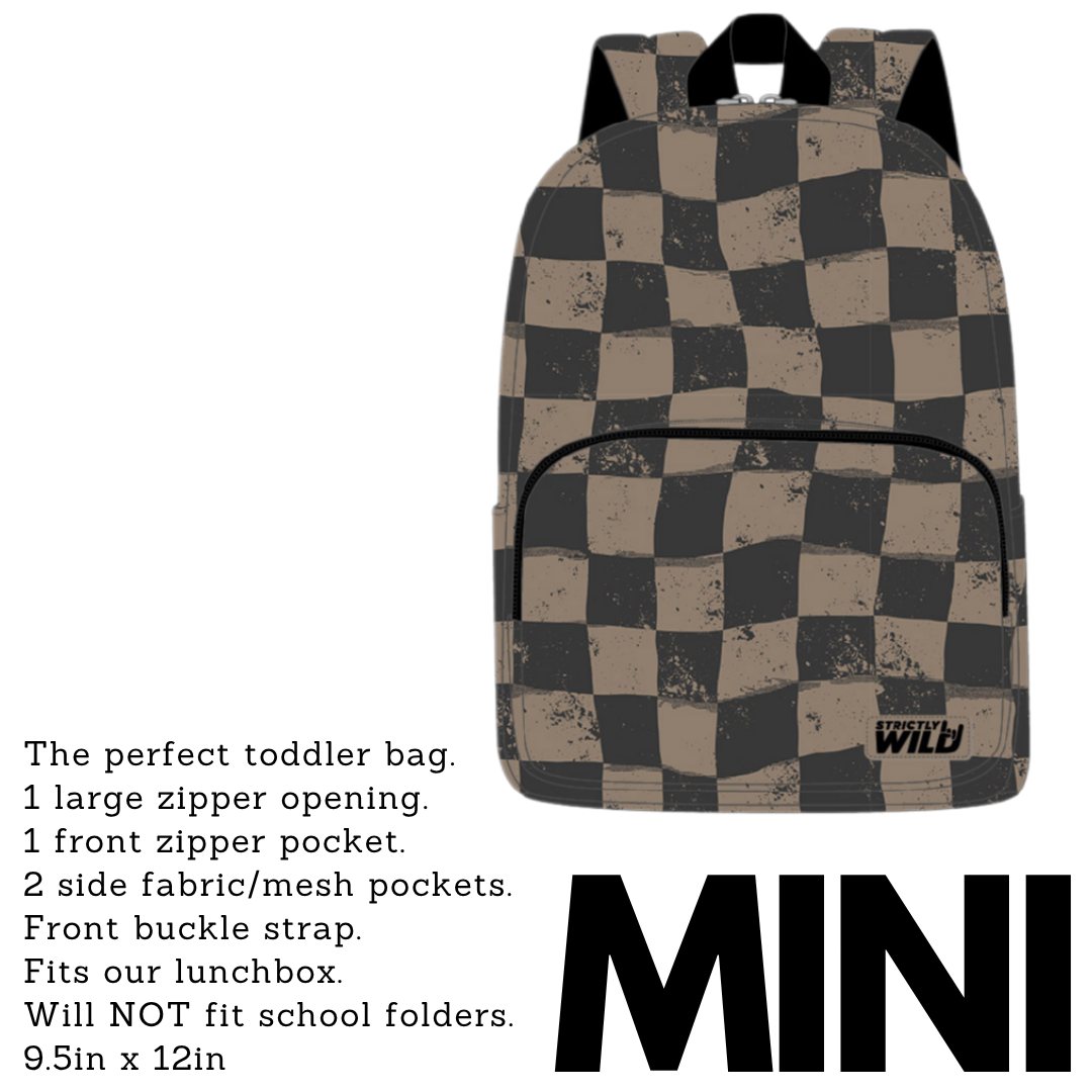Grunge Grid Backpacks