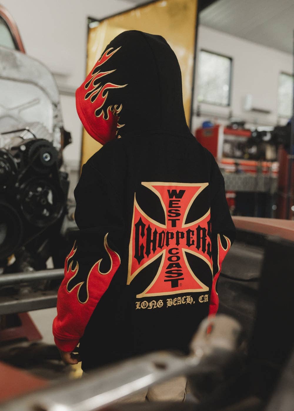 Little Trouble WCC Red Flame Hoodie