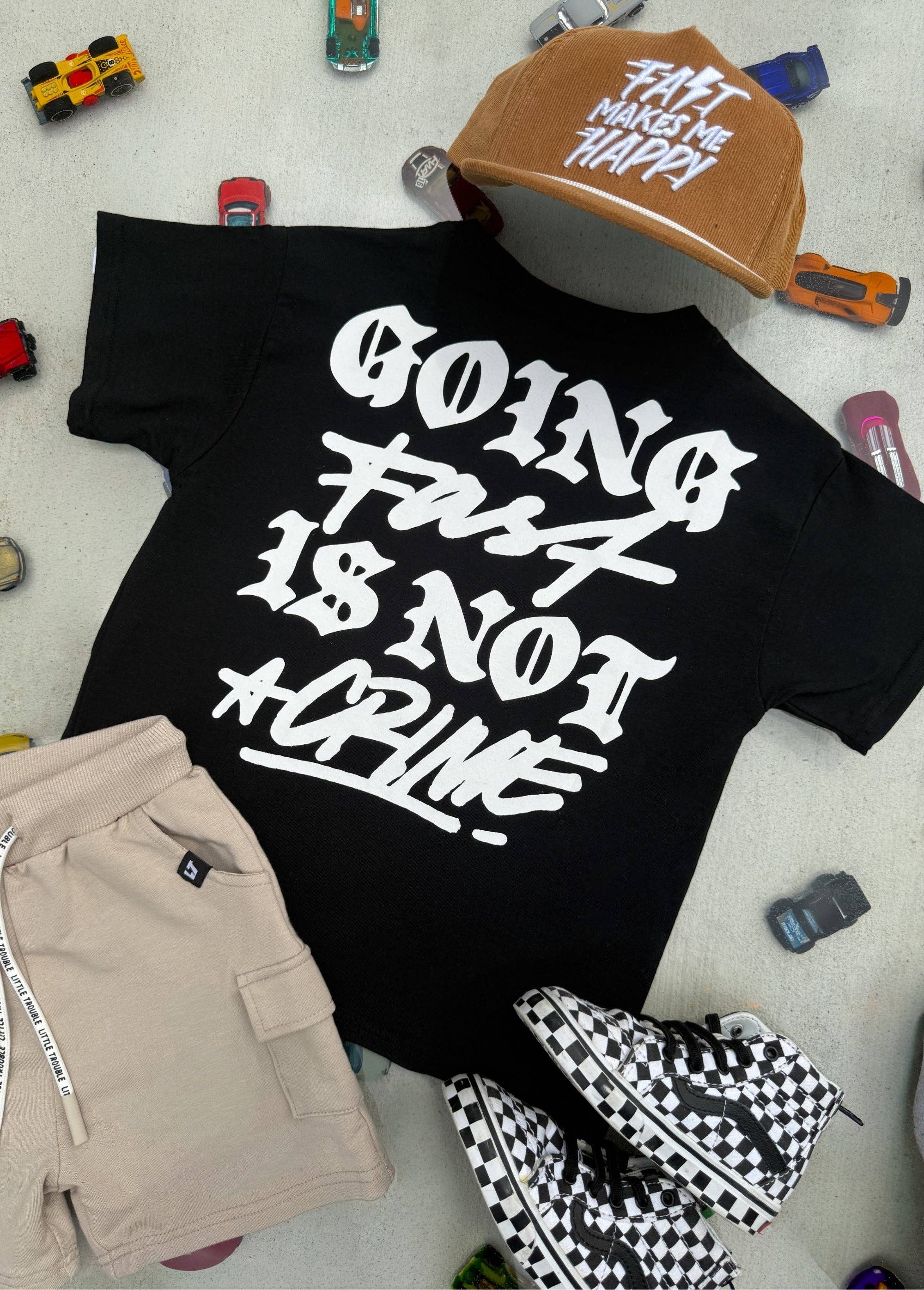 Little Trouble Everyday Beige Cargo Shorts