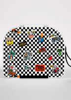 Little Trouble Kid's Checkered Bento Lunch Box