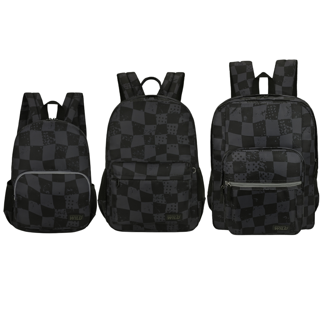 Strictly Wild Stealth Checker Backpacks
