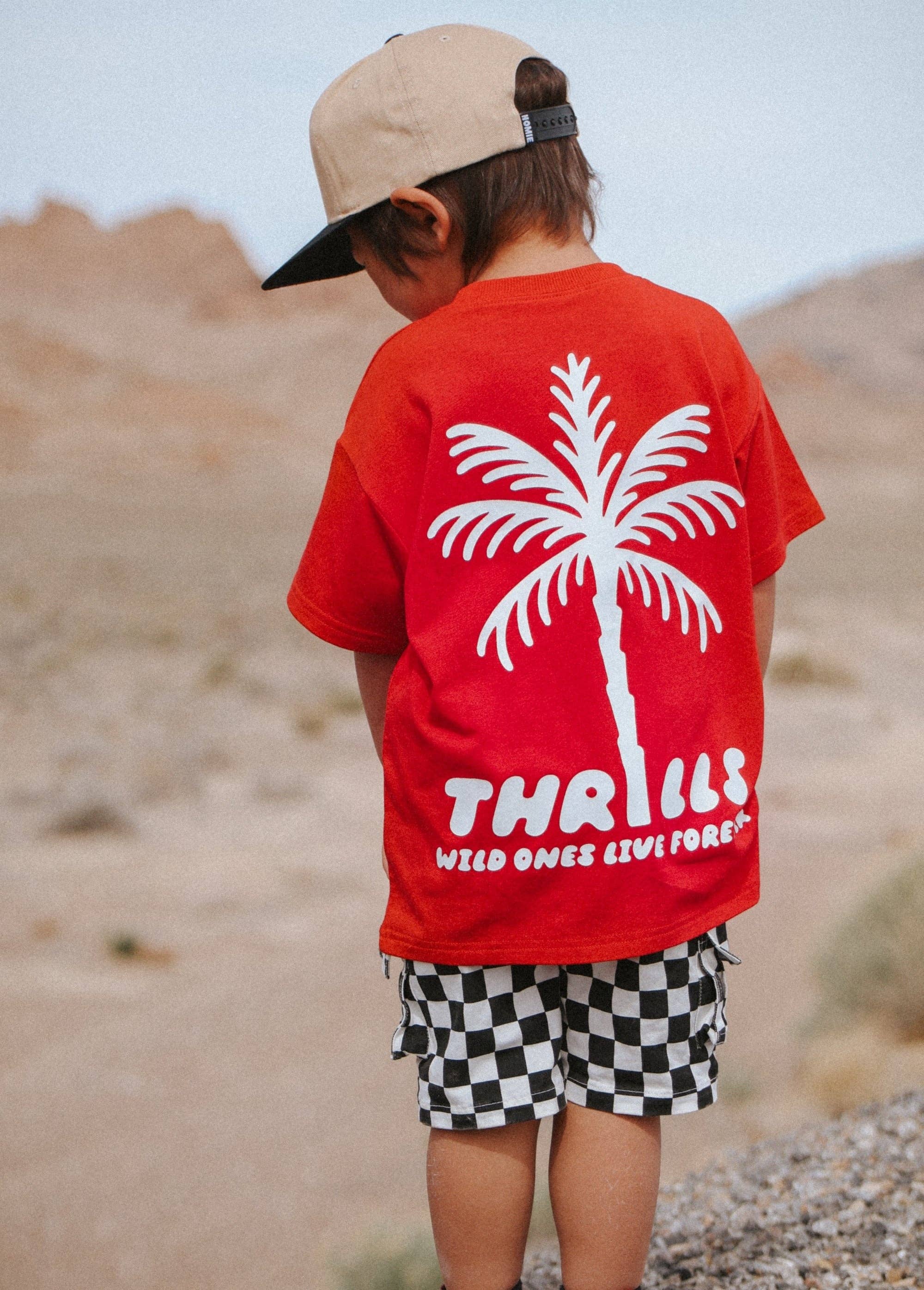Little Trouble Thrills T-Shirt Red