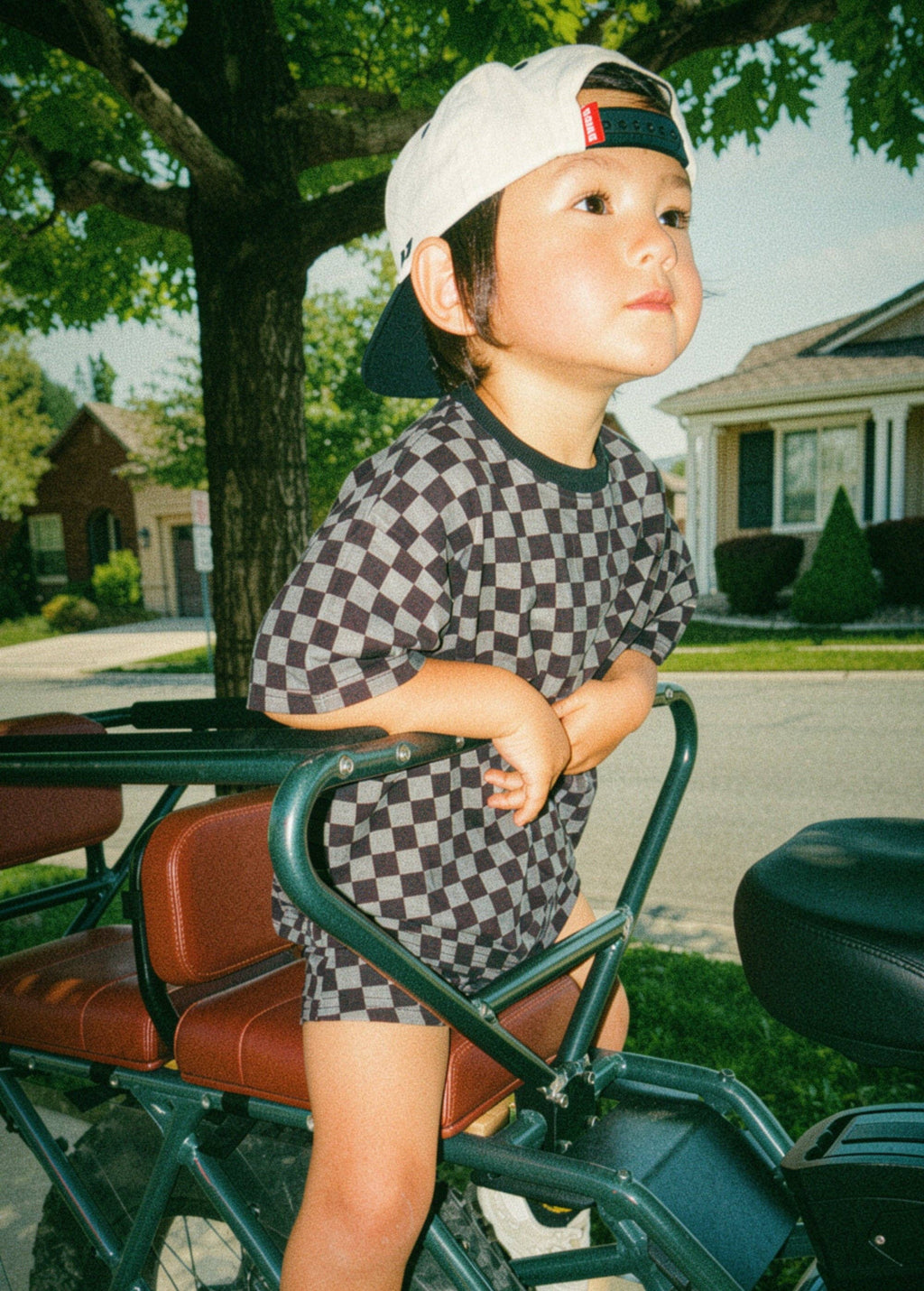 Grey Checkered Summer Set