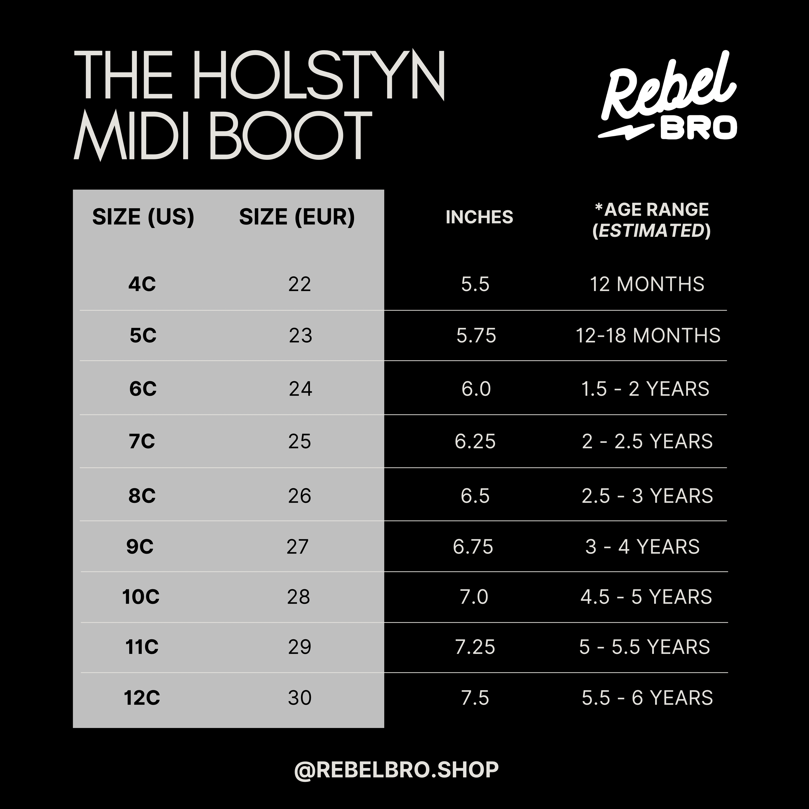 Rebel Bro Holstyn Midi Boot in Jagger