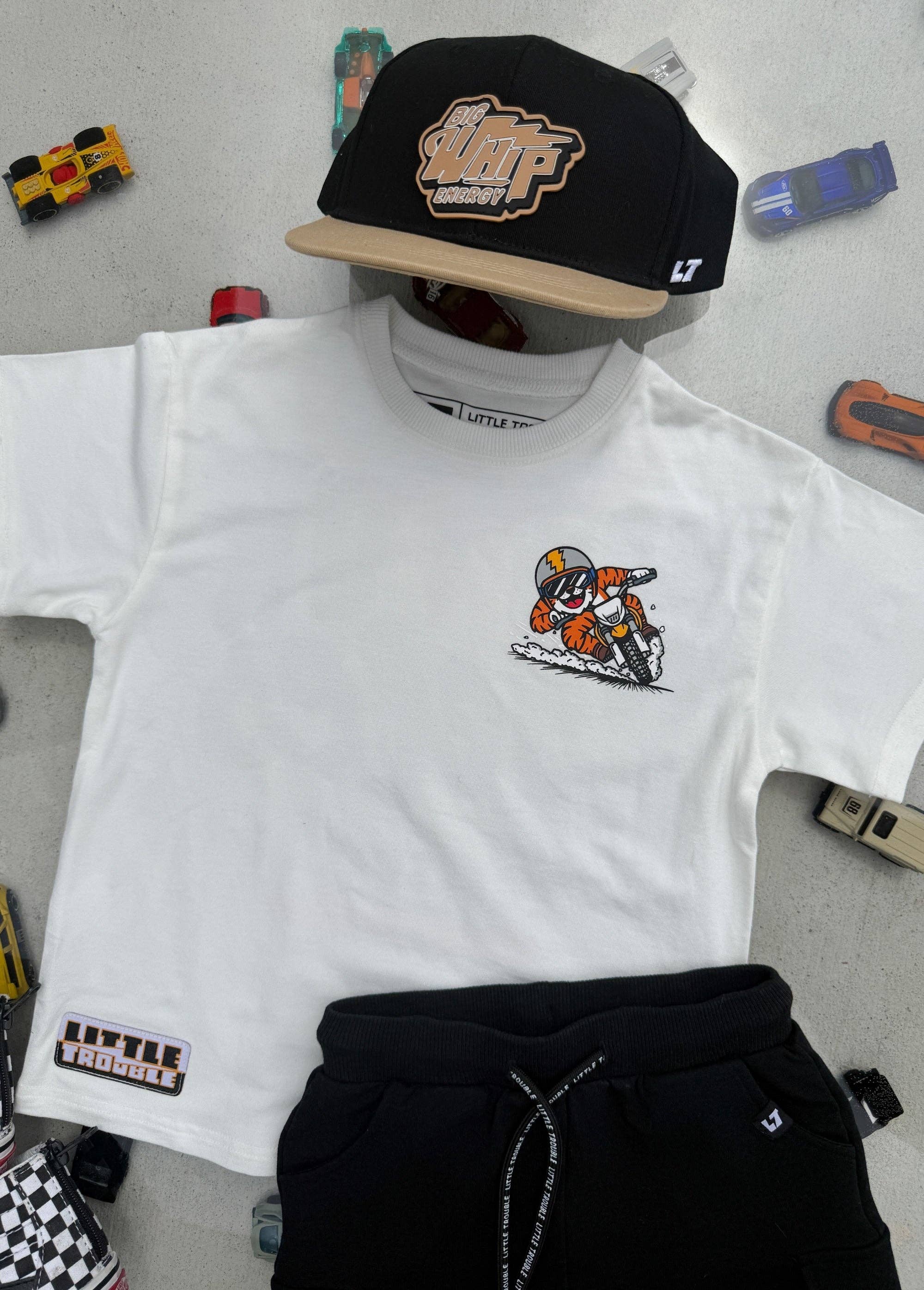Little Trouble Everyday Black Cargo Shorts