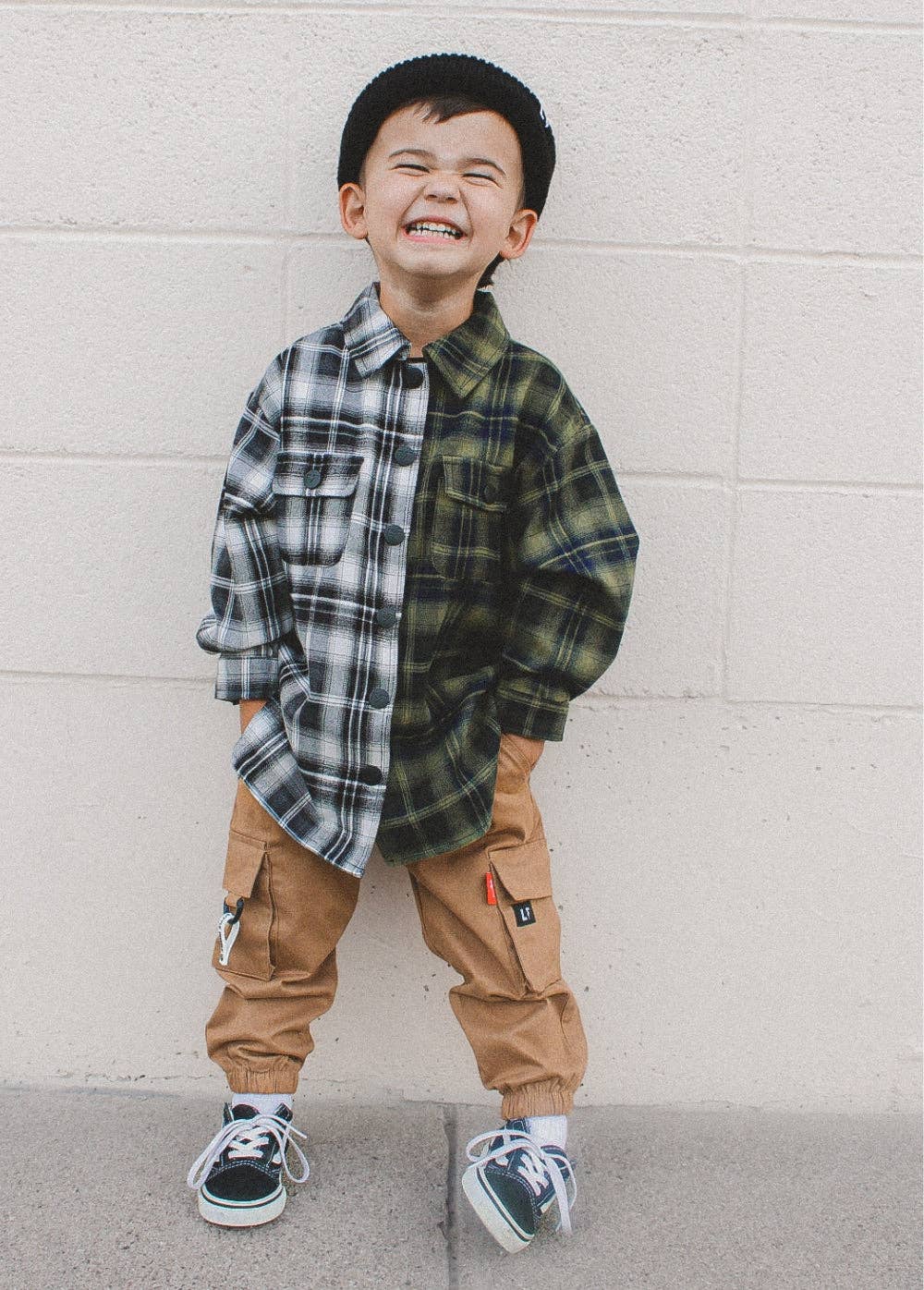 Little Trouble Khaki Cargos