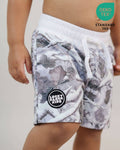 Lucky Panda Kids Swim Trunks  | Camo