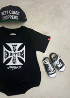 Little Trouble WCC Motorcycle Co Baby Romper