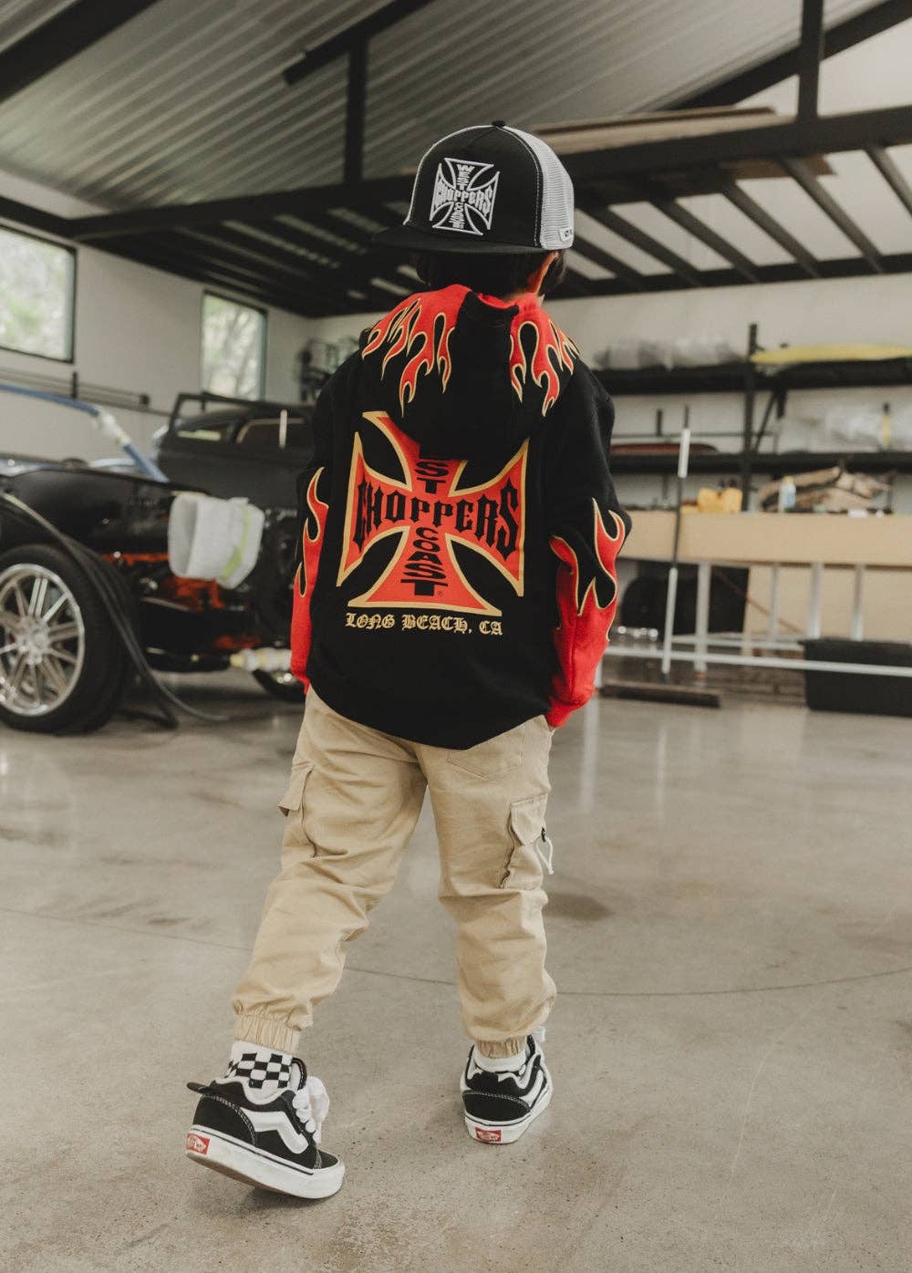 Little Trouble WCC Red Flame Hoodie