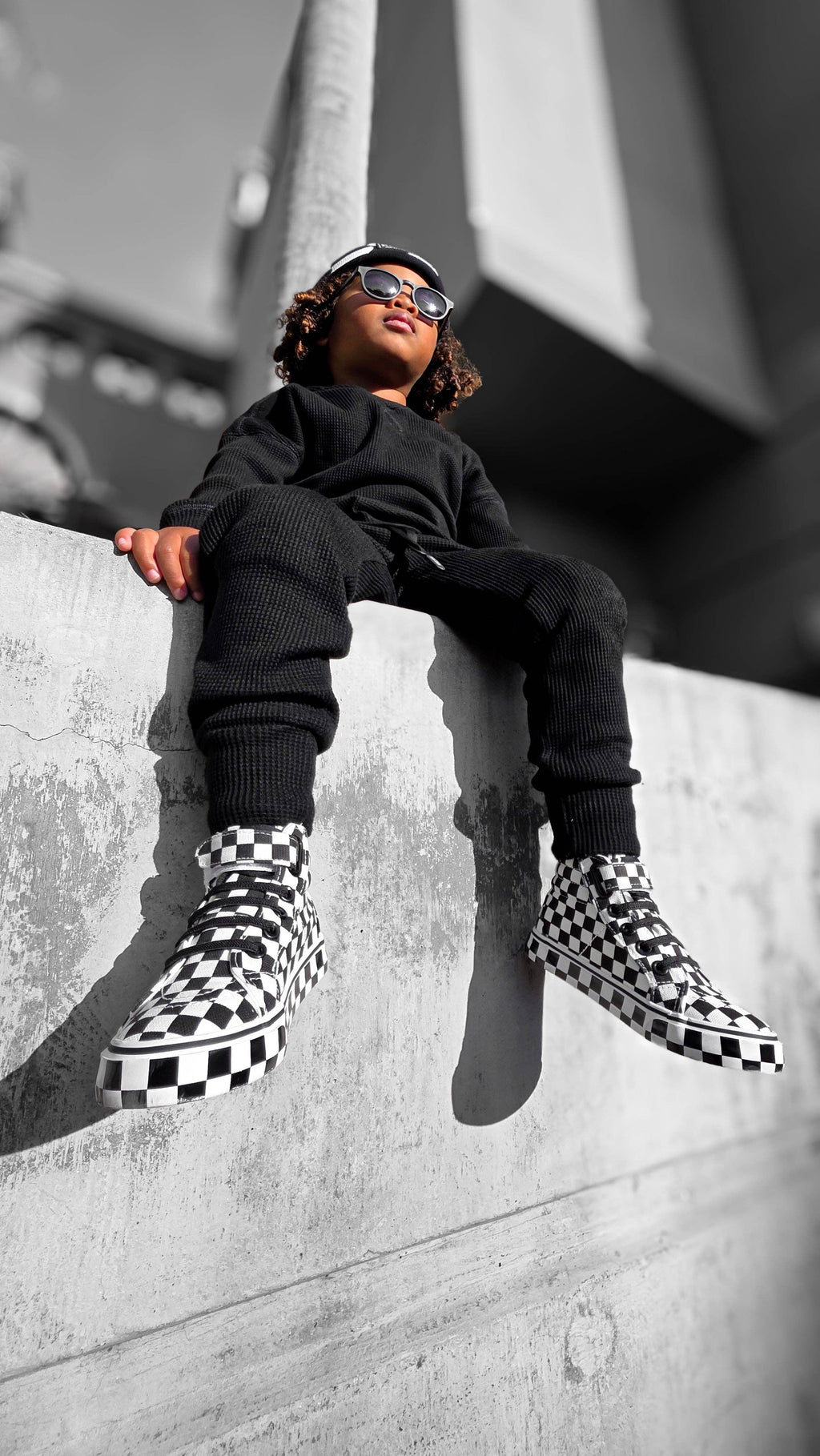 Rebel Bro SK8TR Hi-Top in Venice (Checkered)