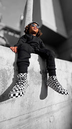 Rebel Bro SK8TR Hi-Top in Venice (Checkered)