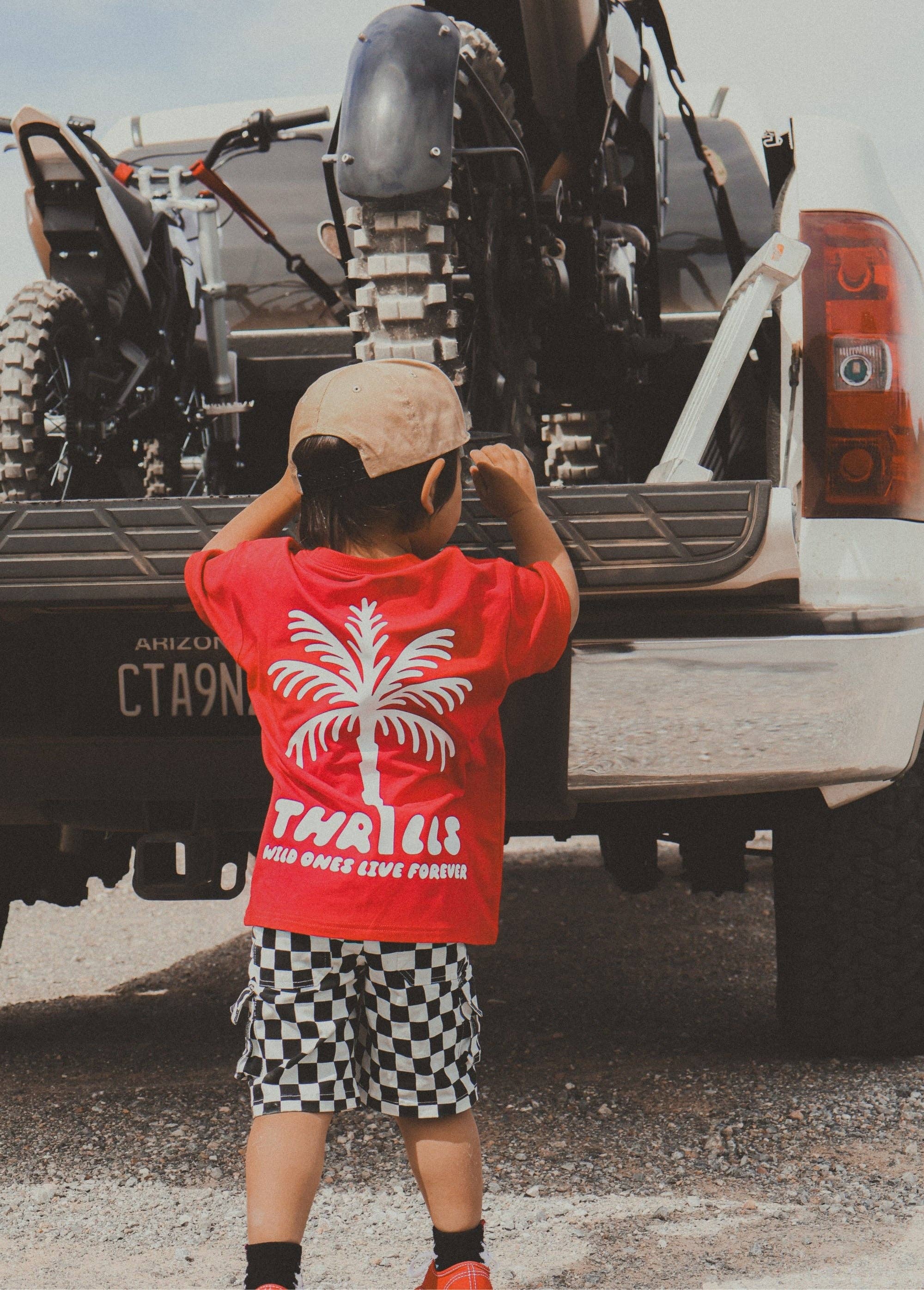 Little Trouble Thrills T-Shirt Red