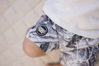 Lucky Panda Kids Swim Trunks  | Camo