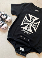 Little Trouble WCC Motorcycle Co Baby Romper