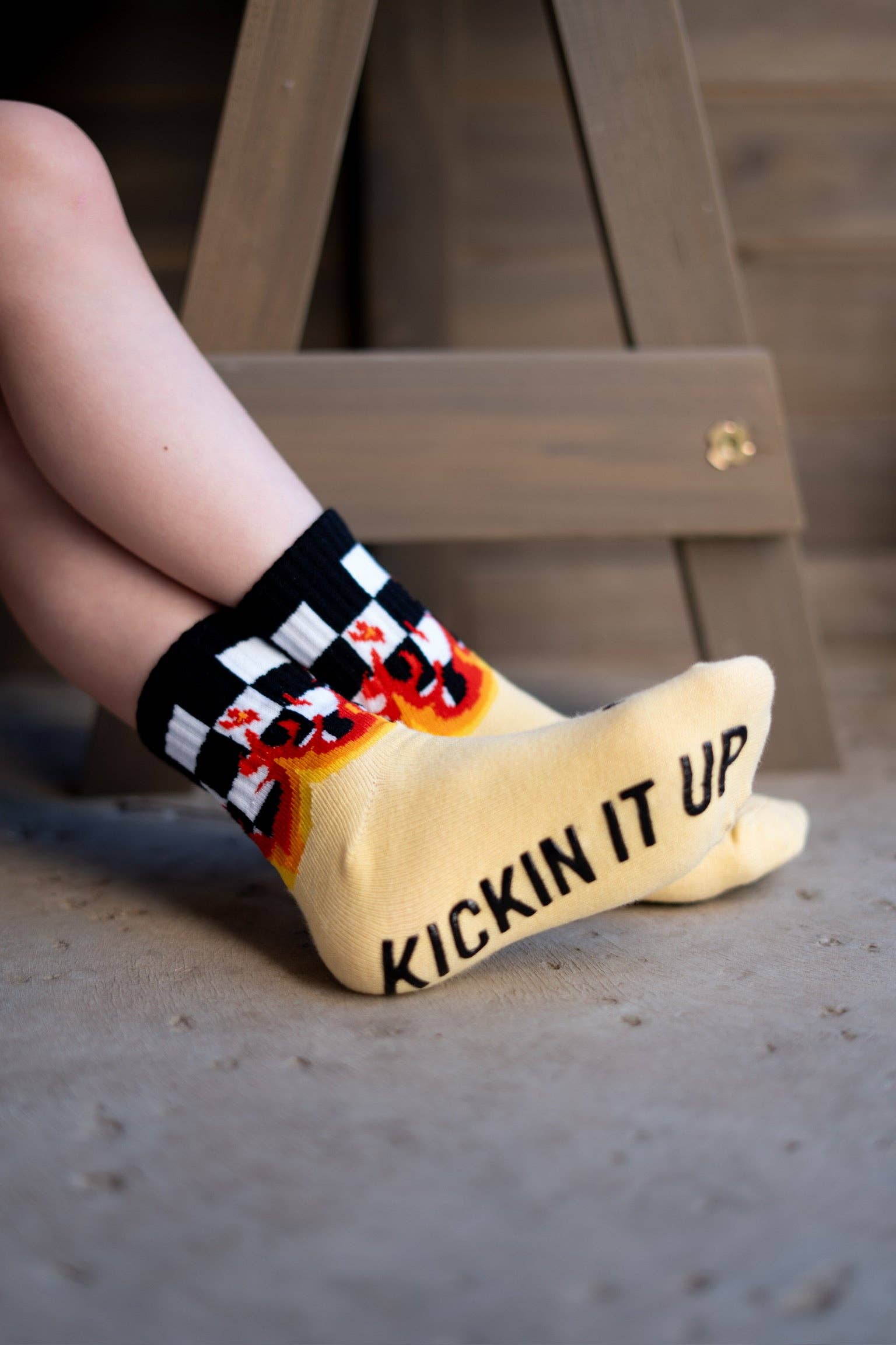 Kickin It Up Blaze Socks