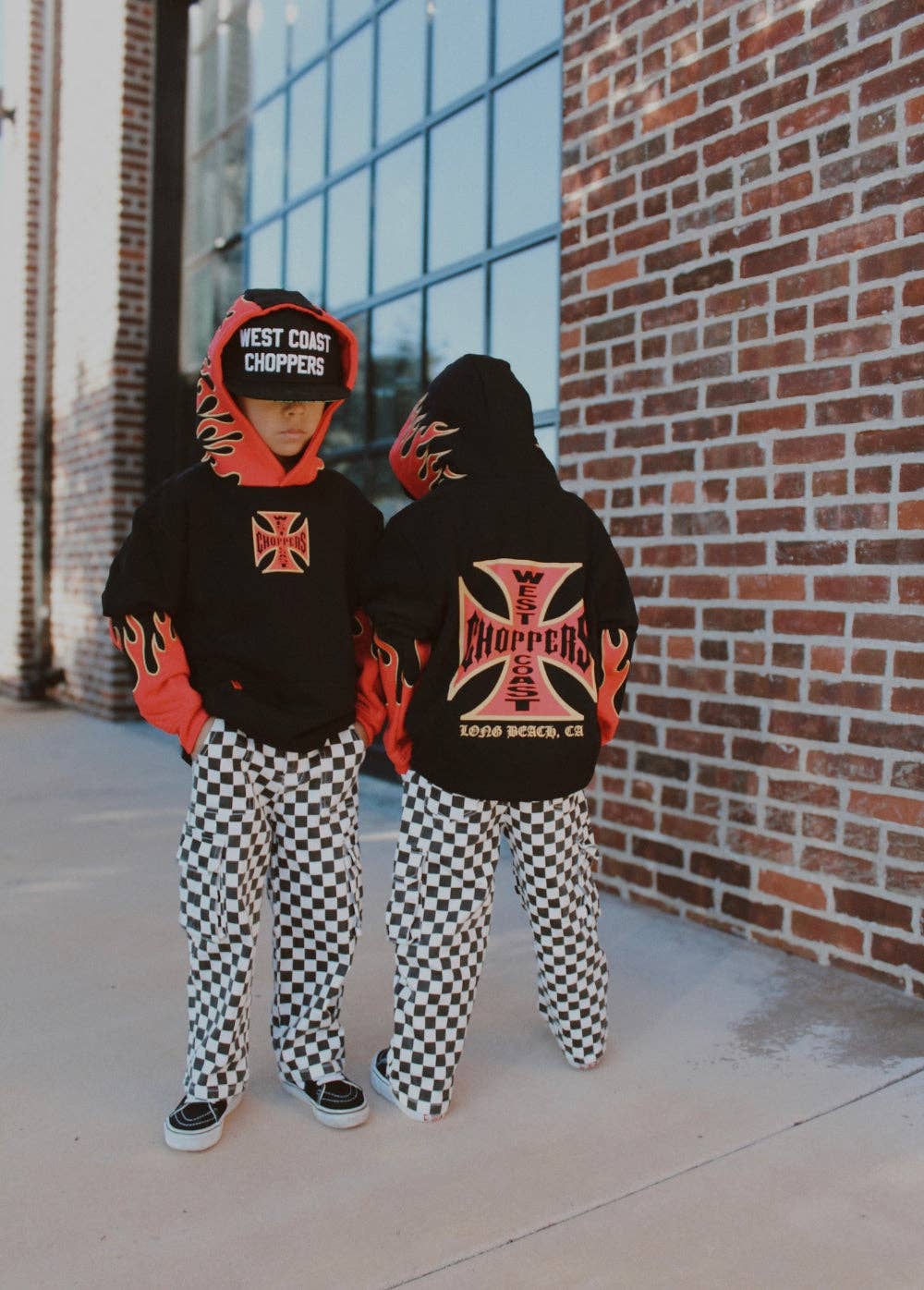 Little Trouble WCC Red Flame Hoodie
