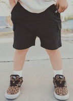 Little Trouble Everyday Black Cargo Shorts