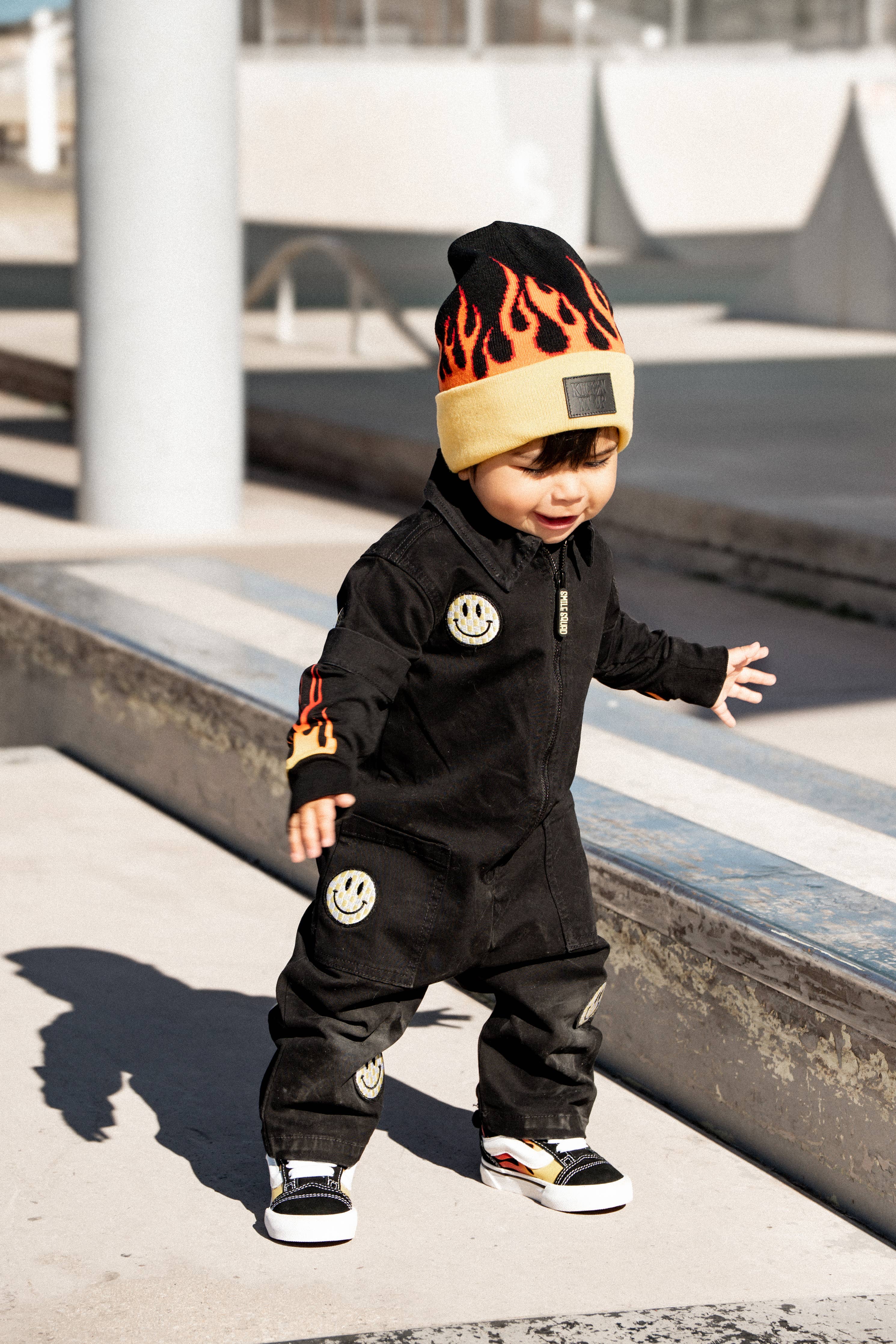 Kickin It Up Flame Beanie